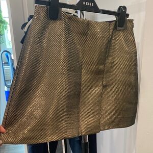 Reiss Gold Skirt